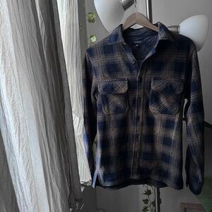 Plaid Button-Up shacket